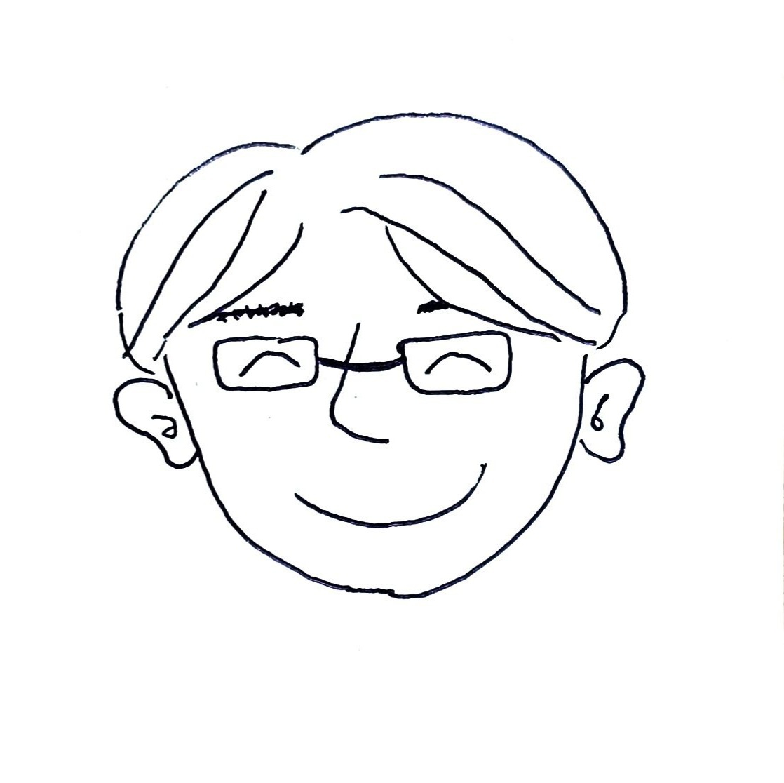 막내 딸이 그린 포스티잇에 그린 그림