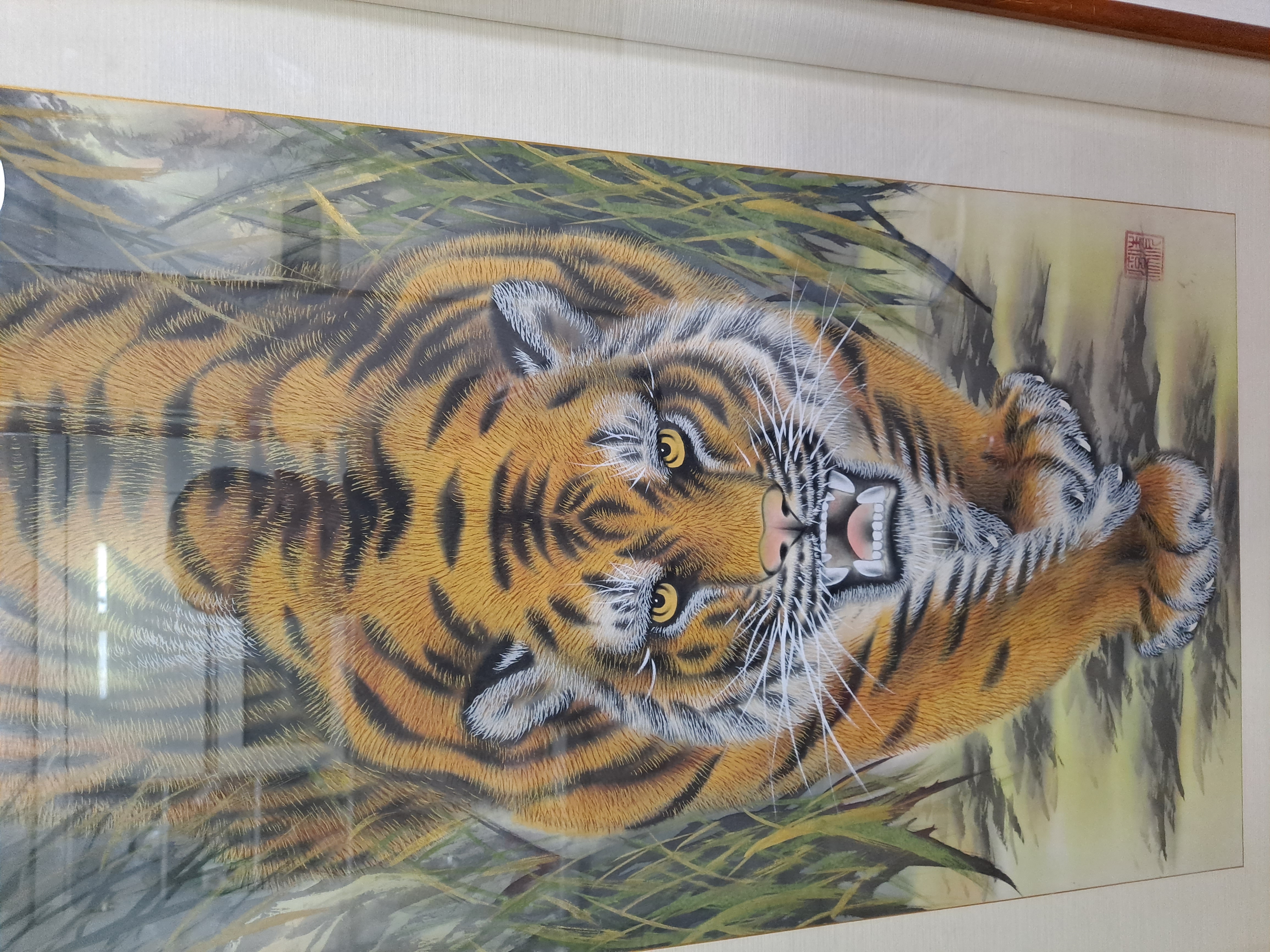 호랑이 입체그림