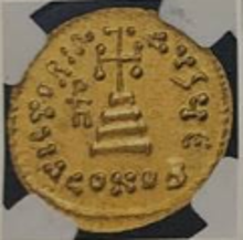 three emperors/cross & Heraclonas Fr-107 S-769type (4,42g) -UNC