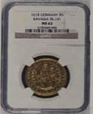 1618 GERMANY 2D BAVARIA FR-191